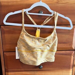 Outdoor Voices Flow Crop Top sports bra, NWT size XS, color is “Sunset”